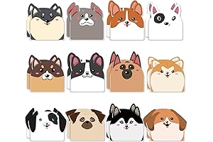 Cartoon Sticky Notes Canine Clips Gift Set for Vet Tech Week