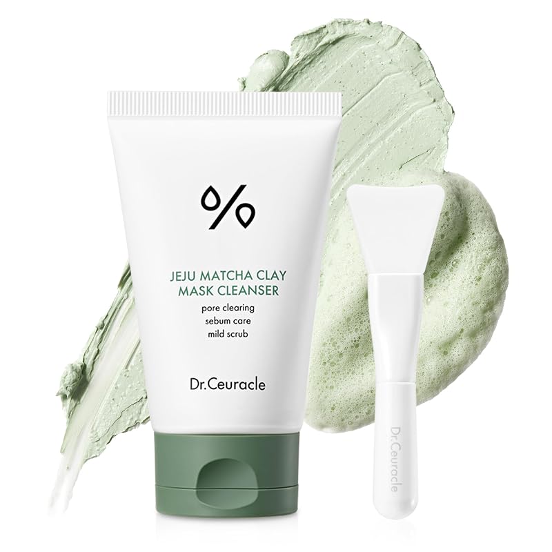 Dr.Ceuracle Máscara de Argila e Limpador Facial de Matcha de Jeju, 120 mL