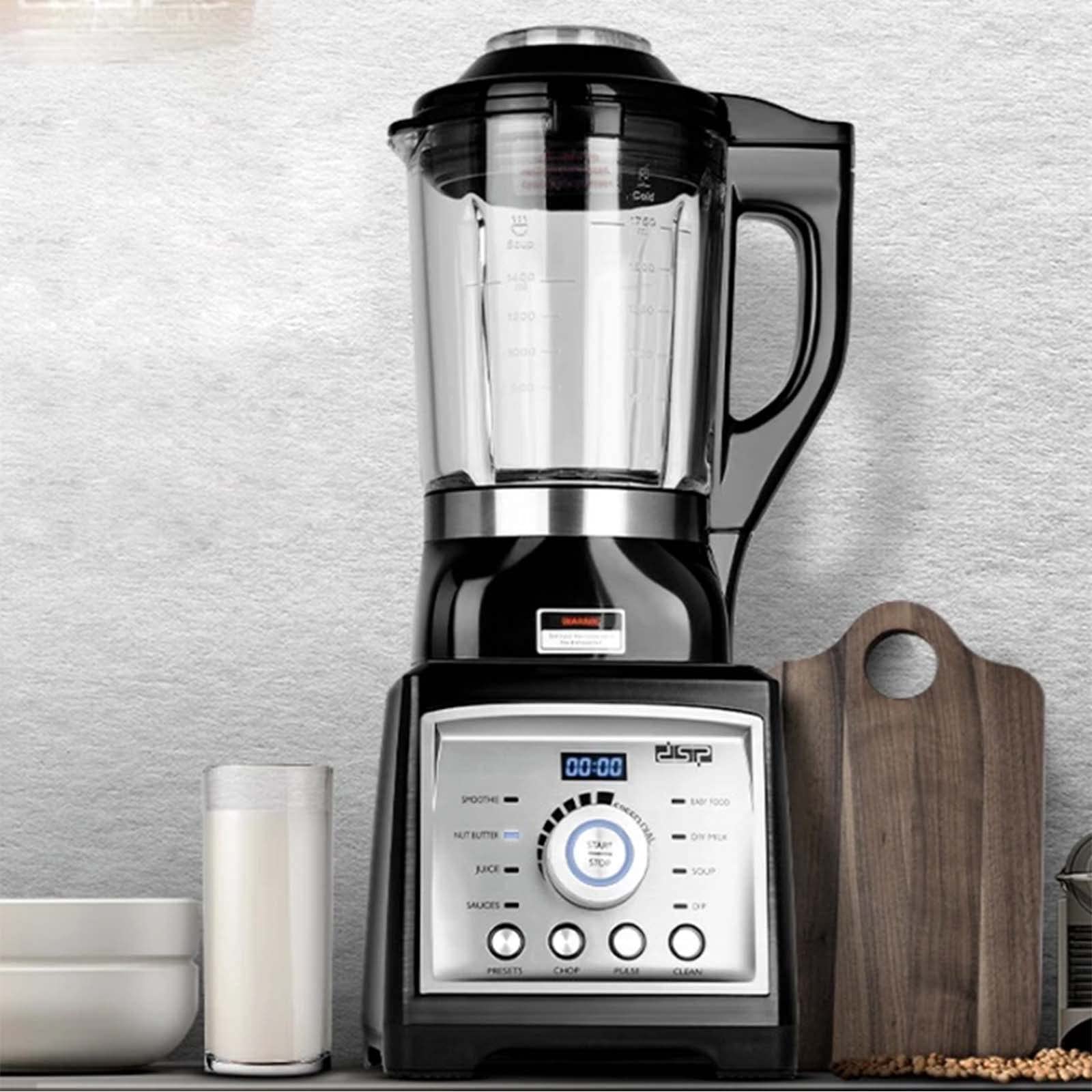 LKJHG Commercial Blender 1400W, Smoothie Maker with 8-Speed Control, BPA-Free Tritan Jar, Electric Mixer ​For Shakes, Smoothies, Powder, Baby Food