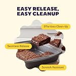 Wilton Platinum Premium Non-Stick Anti-Warp Bakeware, Made Without PFAs, Square Pan, 9 x 9 x 2 in, Packaging May Vary