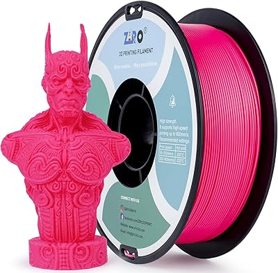 23 – ZIRO High Speed Filament 1.75mm, Up to 600mm/s, HS-PLA Filament 1.75, Fast Printing Speedy PLA, Dimensional Accuracy +/-0.03mm, Fit Most FDM…