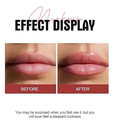 Miniatura 4 de Melemando 6 colores de brillo de labios voluminoso, brillo hidratante de larga duración, brillo labial regordete, aceite hidratante para mujeres y