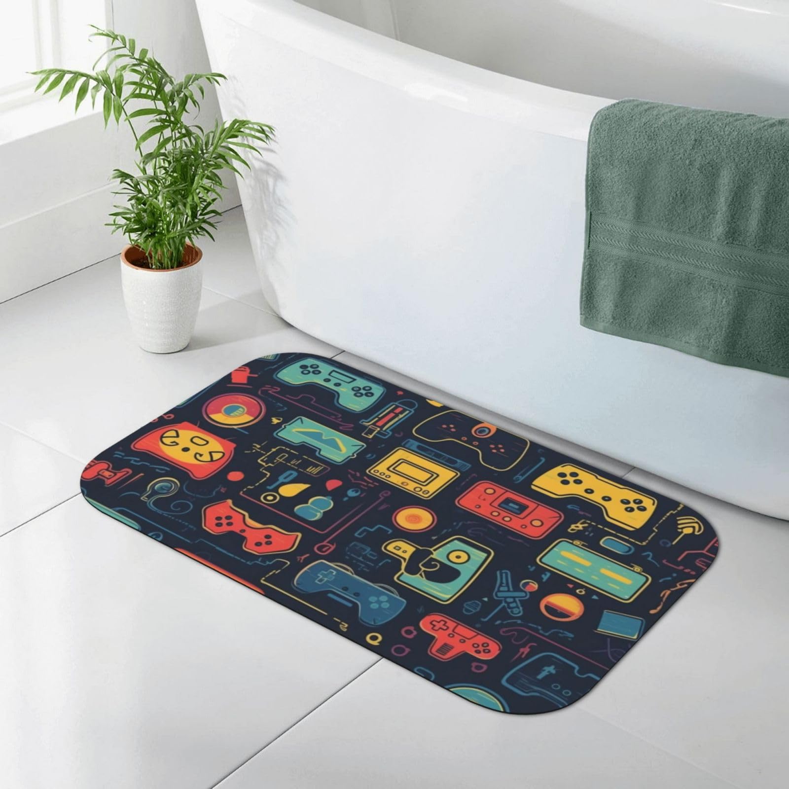Tapis de salle de bain gamer pour transformer votre routine en moment fun