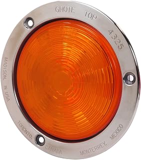 Grote 54493 - Supernova 4" Nexgen‚Ѣ Led Stop/Tail/Turn Light - Stainless Steel Flange, Auxiliary, Male