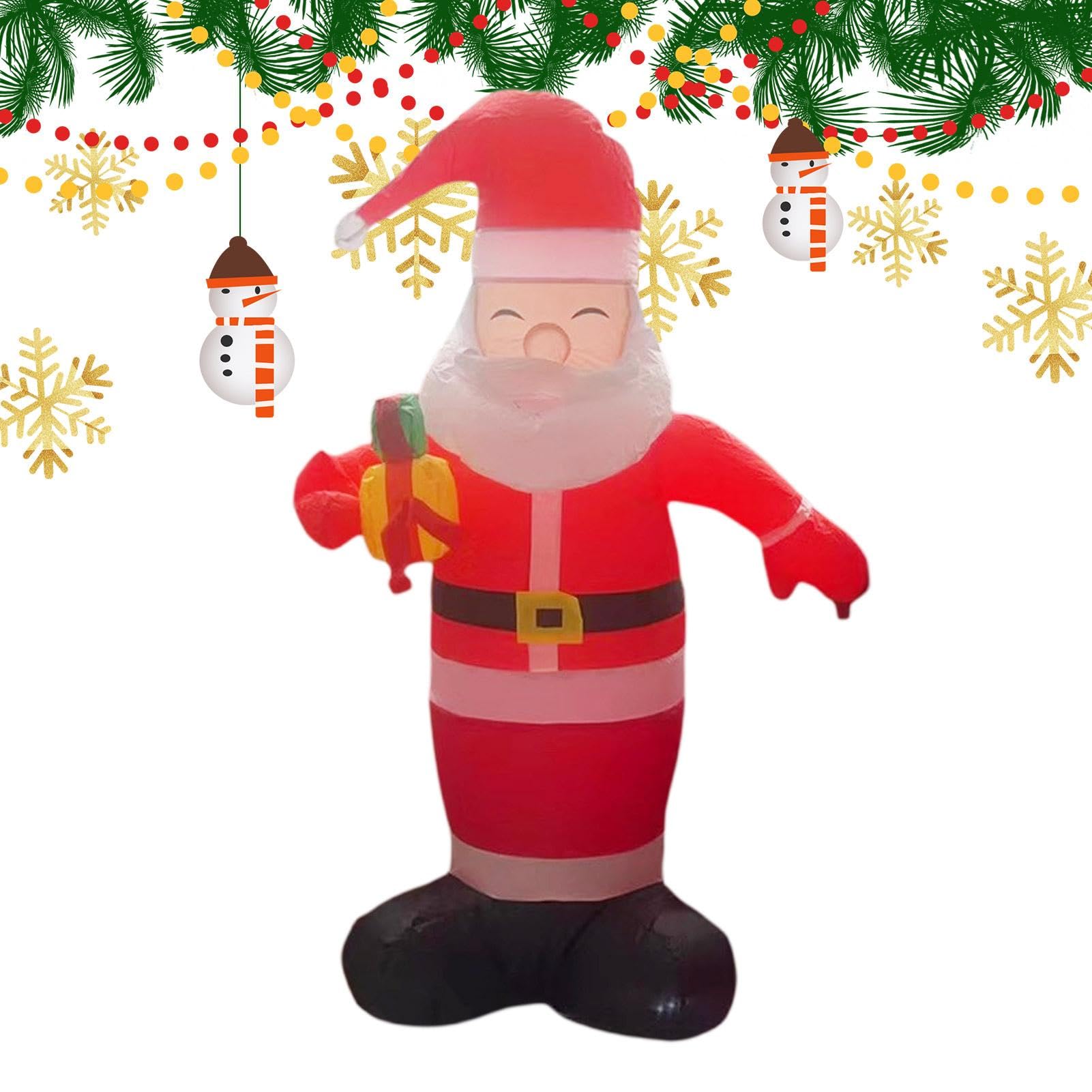 Père Noël Gonflable Grand 1.50 m Décorations et Accessoires pour Photos