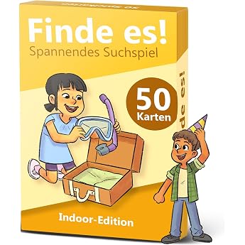 GL CKSWOLKE Find it I Rediscover Your Home I Exciting Indoor Treasure Hunt - Games for Children from 4 5 6 7 8 Years I Children's Games as Educational Games I Gift for Girls and Boys