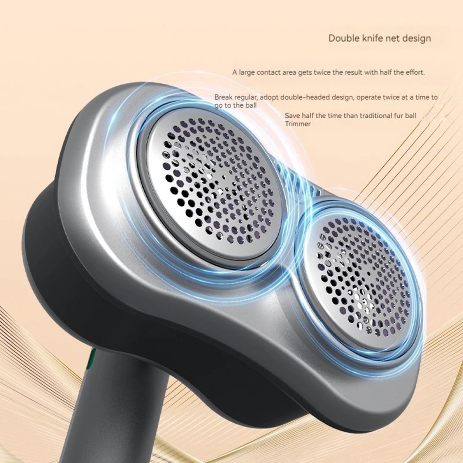 Pelucchi Lint Remover Rasoio for palline for capelli a doppia testa Rasoio domestico ricaricabile for rimozione palline for capelli Strumento portatile for la rimozione di pilling Levapelucchi Elettri