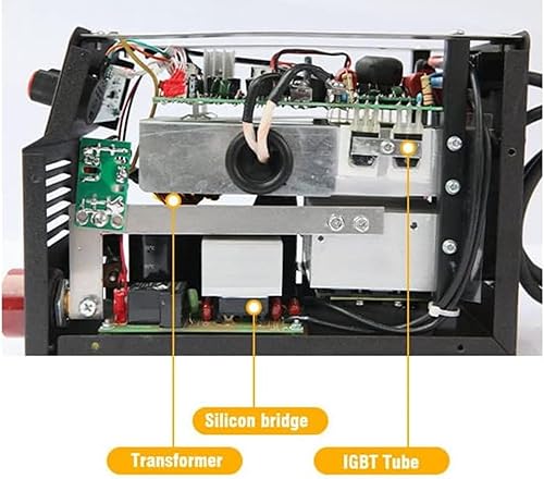 Miniatura 5 de GeRRiT Máquina de soldadura de 110 V, soldador de palo, pantalla digital LCD, mini soldador MMA, soldador para principiantes para entusiastas del