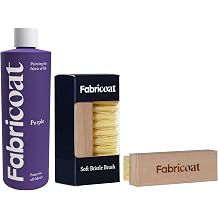 Fabricoat - Fabric Paint for Furniture 250ml Purple + Soft Bristle Brush | Deep Cleans & Easily Lifts Dirt from Fabric and Upholstery | Restore or Change the Color of Couches, Chairs, Upholstery