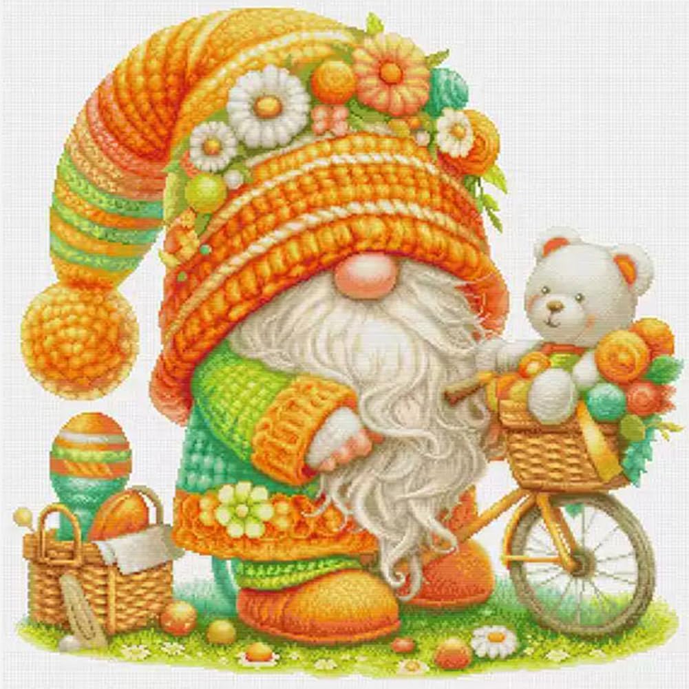 Pial Embroidery Egyptian Cotton Thread 16CT Printed Dwarf Cross Stitch Kits (3267), Cross Stitch Kits for Adults, Embroidery Kit for Adult Beginner, Home Wall Decor,Gifts for Mothers Girls