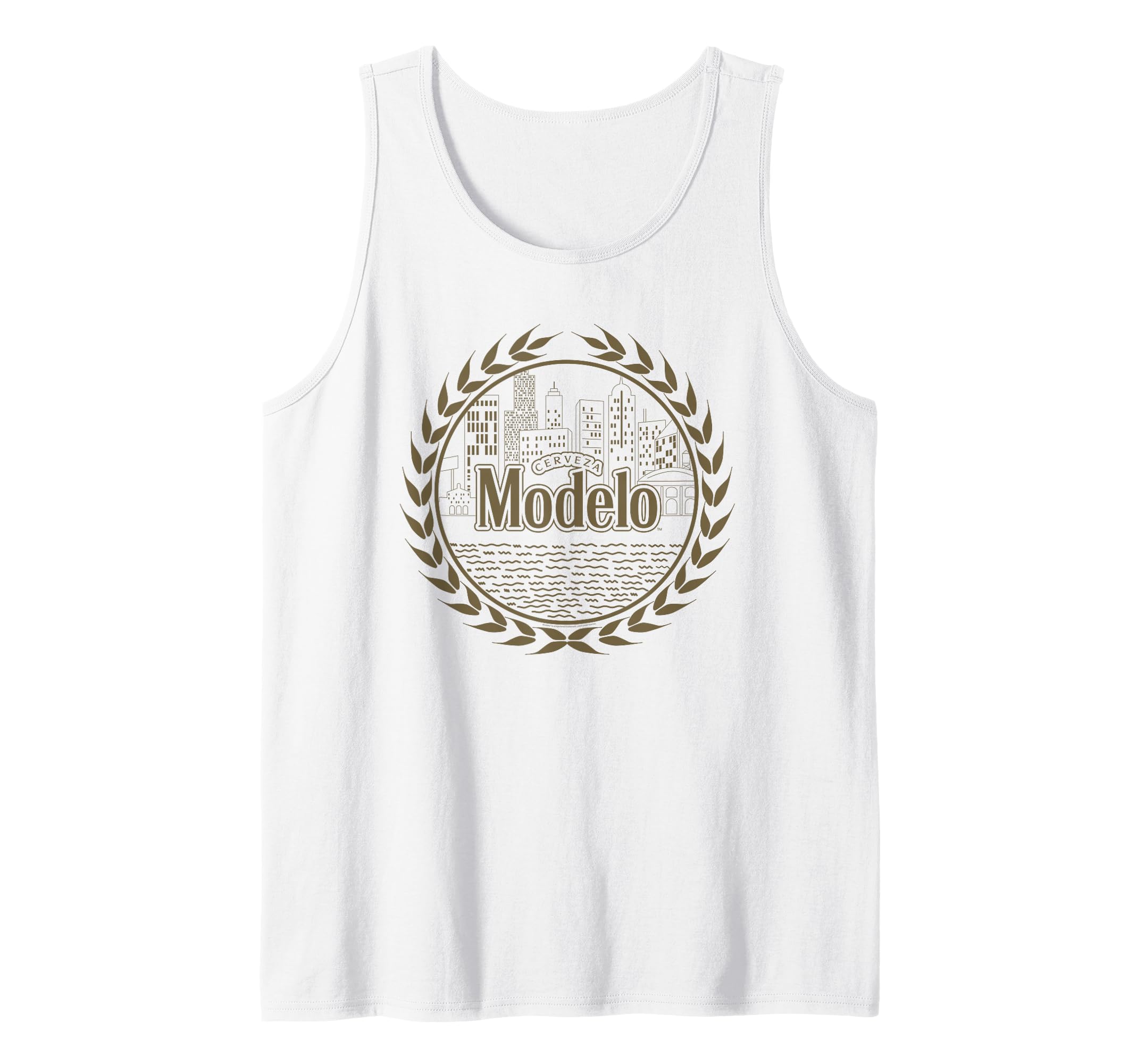 Modelo Gold Cityscape Tank Top