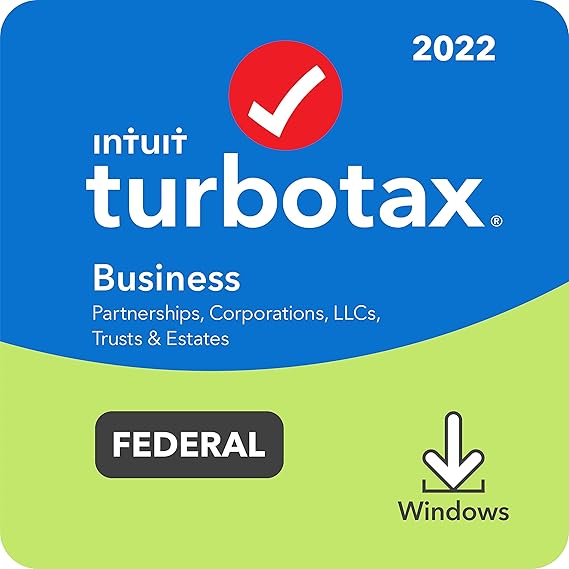 Amazon Old Version TurboTax Business 2022 Tax Software Federal