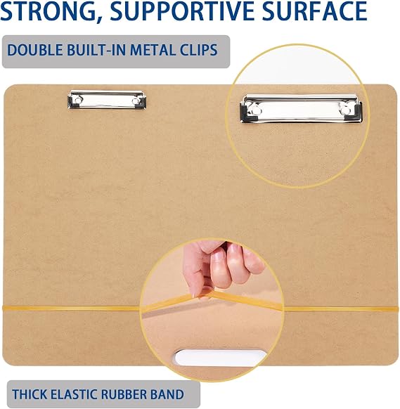 23 x 26 Drawing Board, Artist Sketch Boards with Handle for Drafting Art, Portable Wooden Clipboard for Studio Fit in Artists Tote