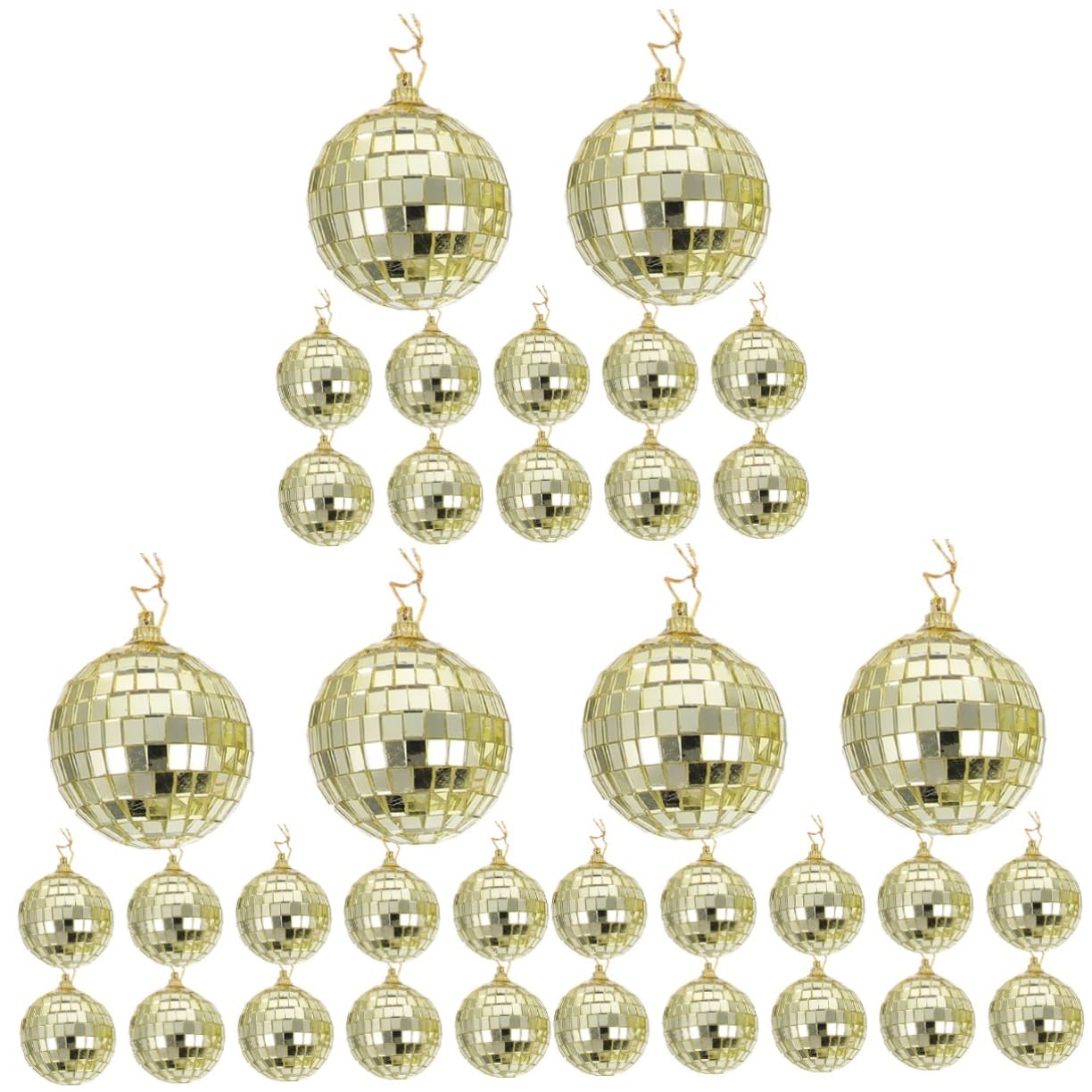 Pendentifs d'arbre de Noël : 36 boules Cabilock pour une ambiance magique
