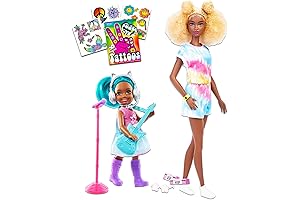 Sisters Dolls Set: 2 Black Barbie Doll Bundle