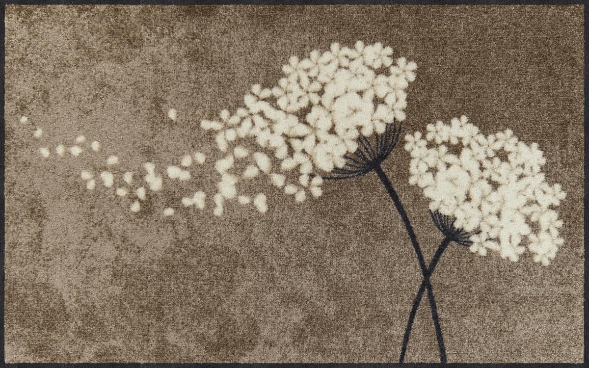 Paillasson lavable de qualité Salonloewe Wishfull Blossom fleurs 75x120