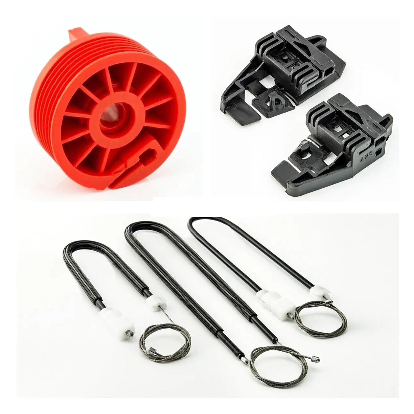 MAMEFVBB Window Regulator Slider Clips Front Right Window Regulator Repair Kit for Citroen for Xsara N0