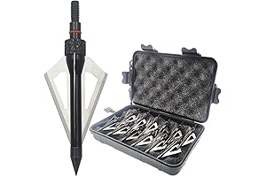 12 Pack Screw-in Arrow Hunting Broadheads For Crossbow Compound Bow