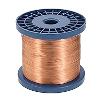 Vista 7 de MECCANIXITY Cable magnético de 20 AWG, cables de cobre esmaltado calibre 20, bobina magnética de 16 onzas para motor transformador eléctrico, grado