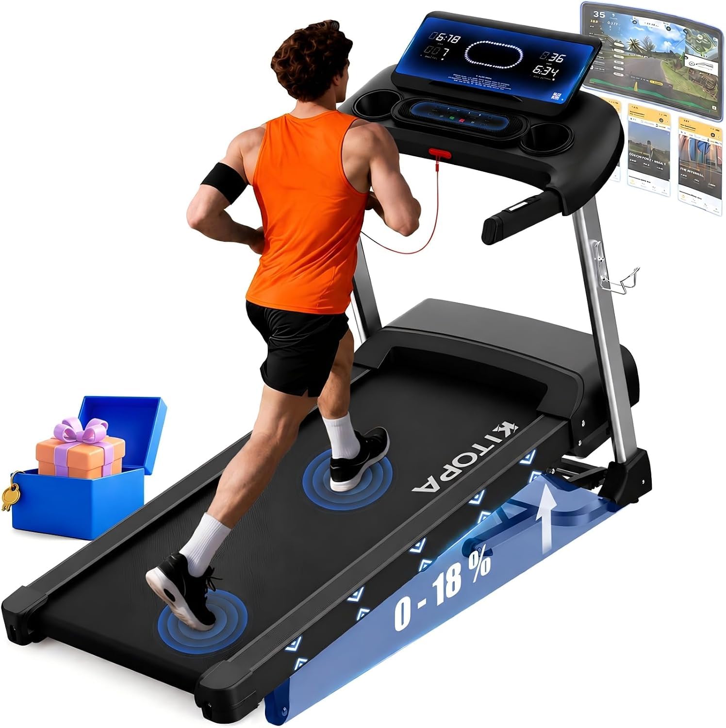 Kitopa Laufband für Zuhause