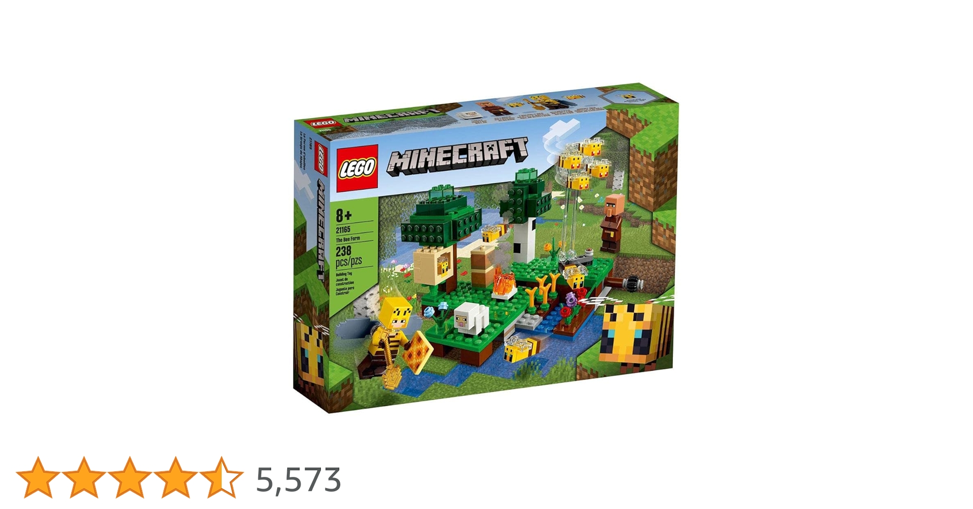 Amazon.co.jp: レゴ(LEGO) マインクラフト ミツバチの養蜂場 21165