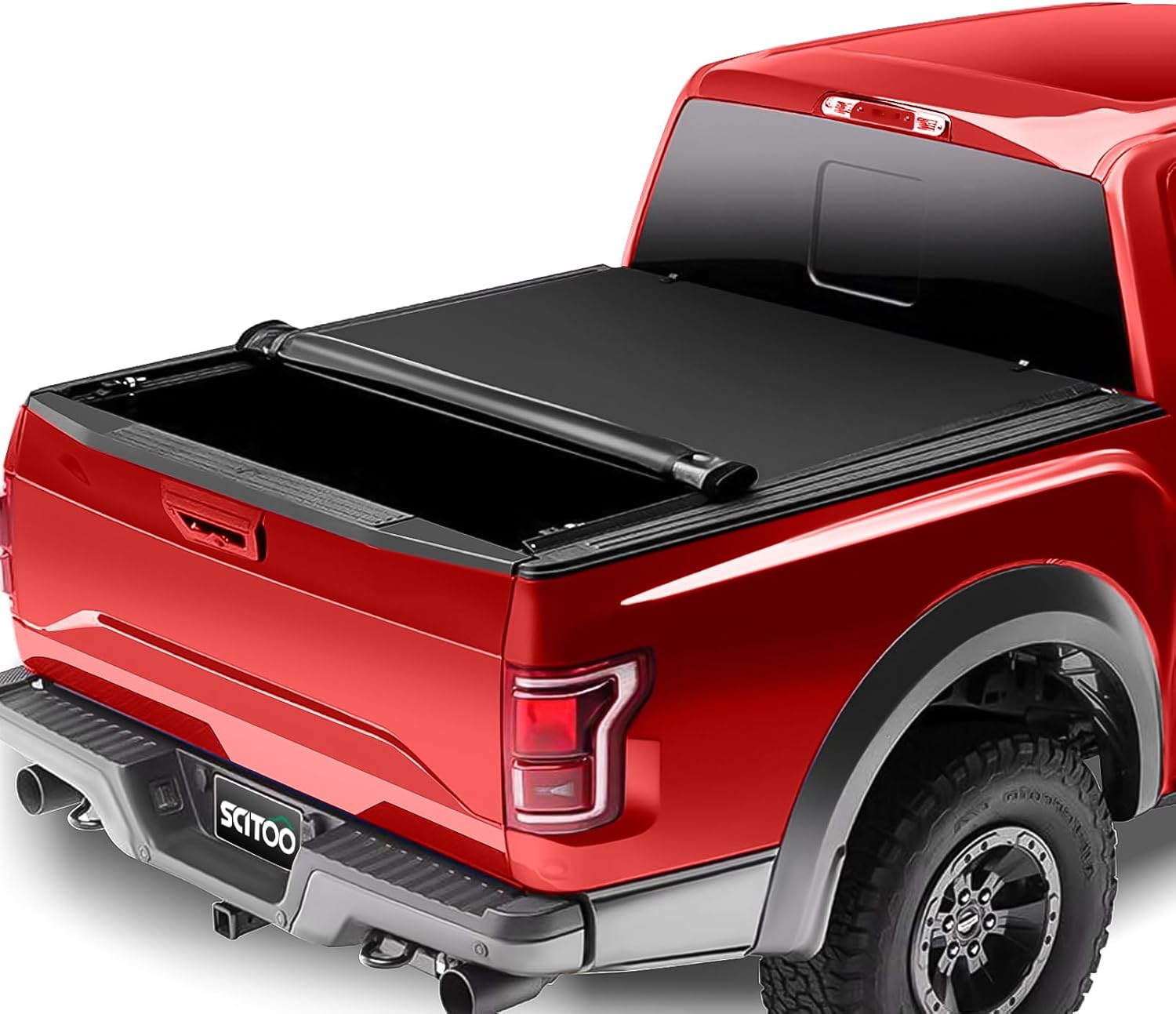 SCITOO Truck Bed Tonneau Cover Compatible for Ford Ranger 1983-2013 for Mazda B2300 1994-2010 for Mazda B2500 1998-2001 for Mazda B3000 1994-2008 for Mazda B4000 1994-2010