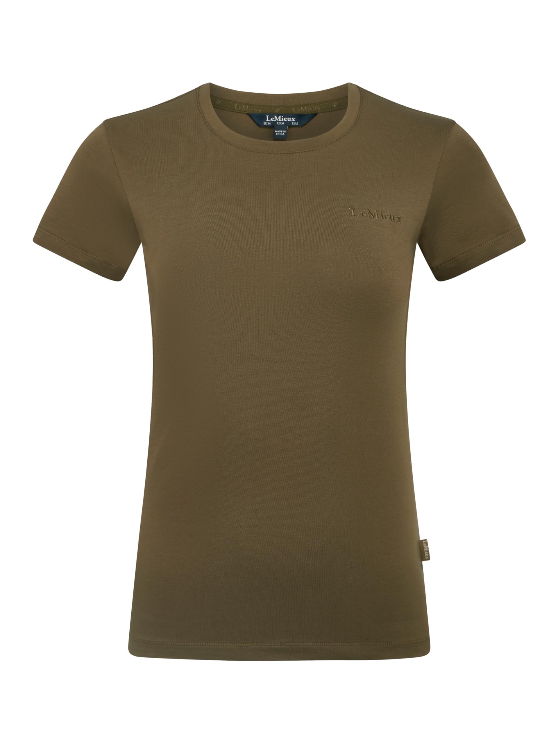 LeMieux Ladies Classique T-Shirt - Comfortable Classic Fit - Sweat Wicking Fabric - Alpine - UK6