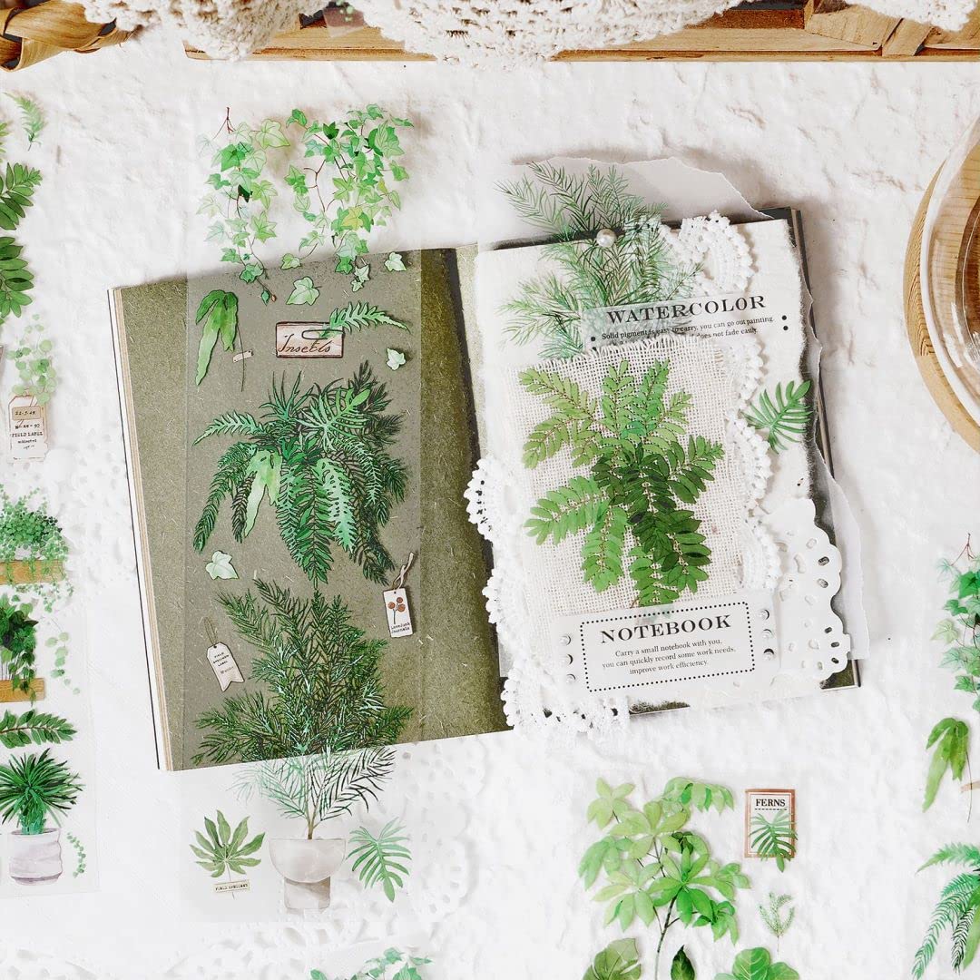 Papier do scrapbookingu, 24 arkusze, estetyczne naturalne naklejki do scrapbookingu, botaniczne naklejki do dziennika, dekoracyjne naklejki do majsterkowania, dekoracje do robienia kartek