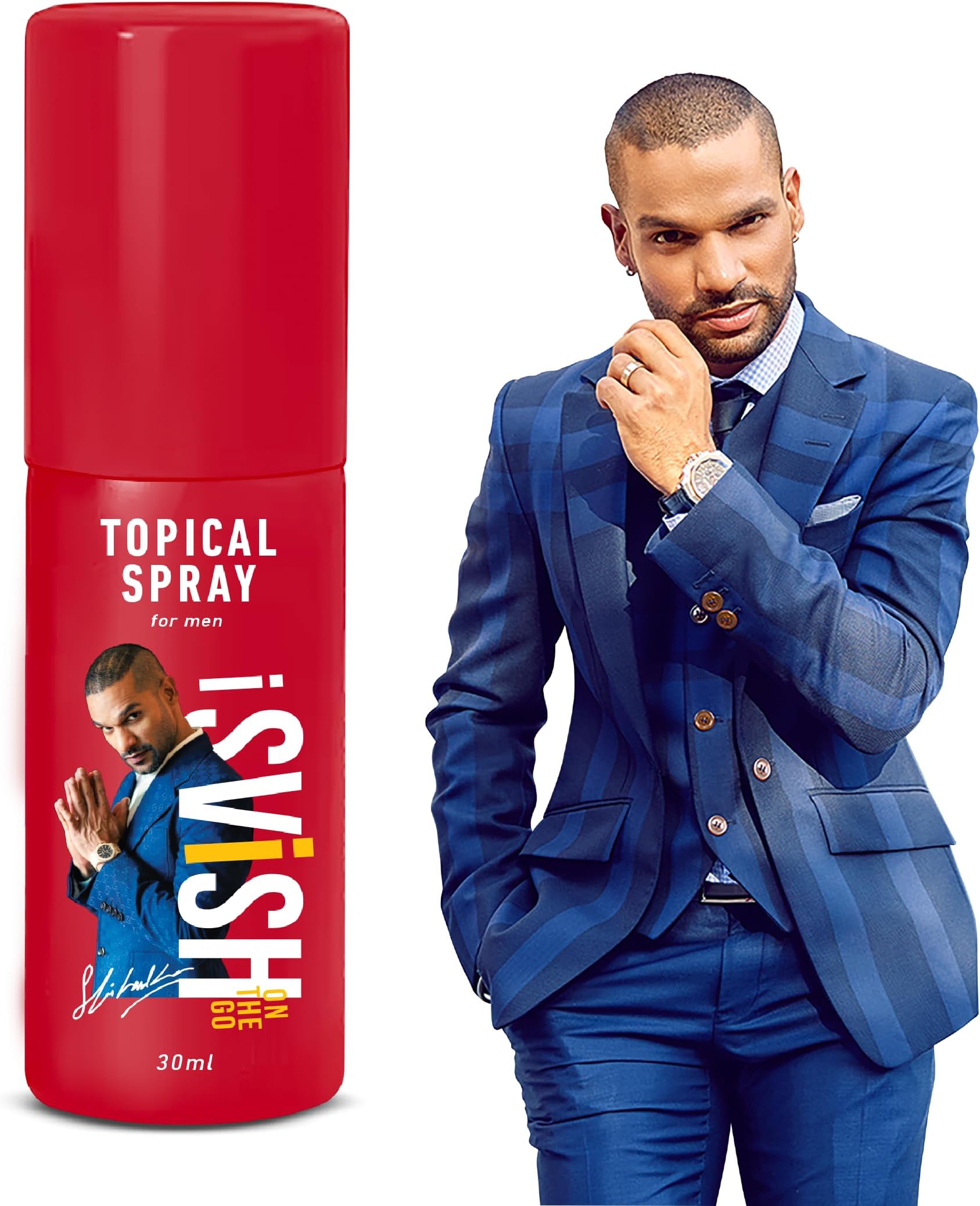 SVISH ON THE GO Topical Non-Transferable Spray For Men 30 Ml (Pack Of 1)