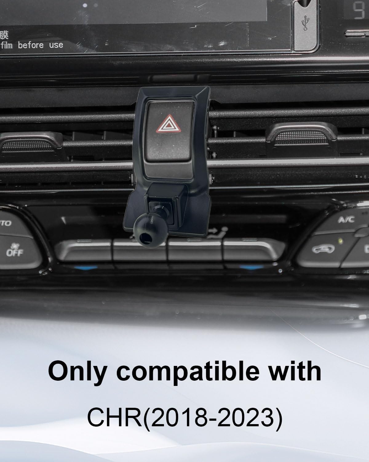 Mobile Phone Holder Car Compatible with Toyota CHR (2018-2023), Car Air Vent with 360 Degree Rotation for iPhone 17 16 15 14 13 12 Smartphone for Galaxy S25 S24 Smartphone image 2