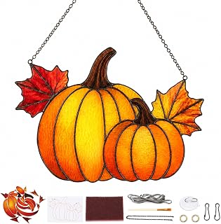 Pre-Foiled Stained Glass Kit, DIY Suncatcher Craft with Instructions