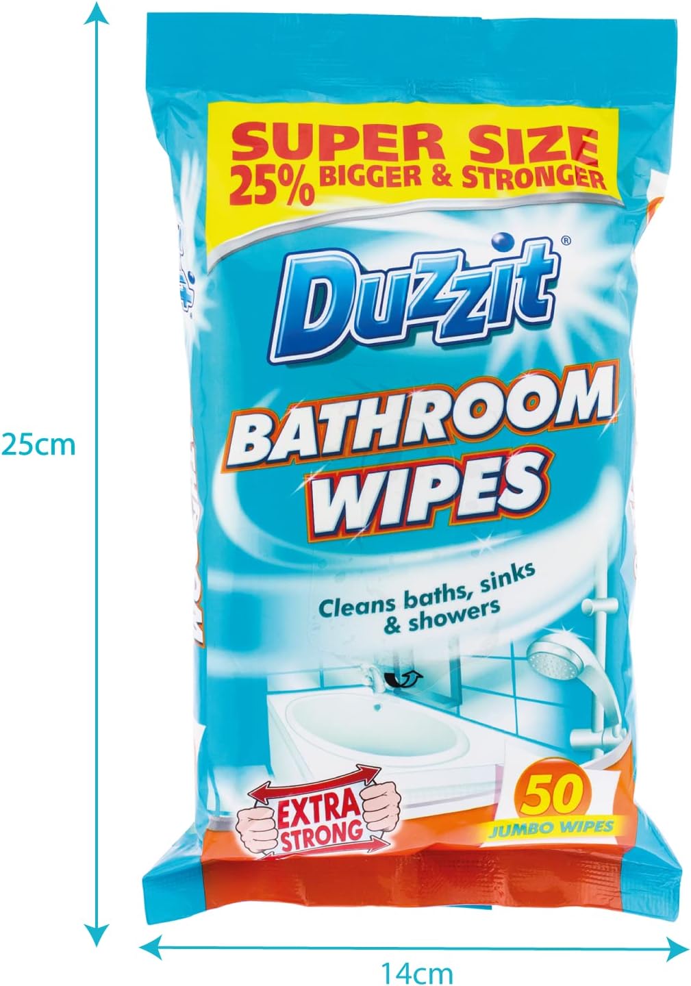 Duzzit Bathroom Wipes-Pack Of 50, Blue 9 71HOGc0poRL. AC SL1500