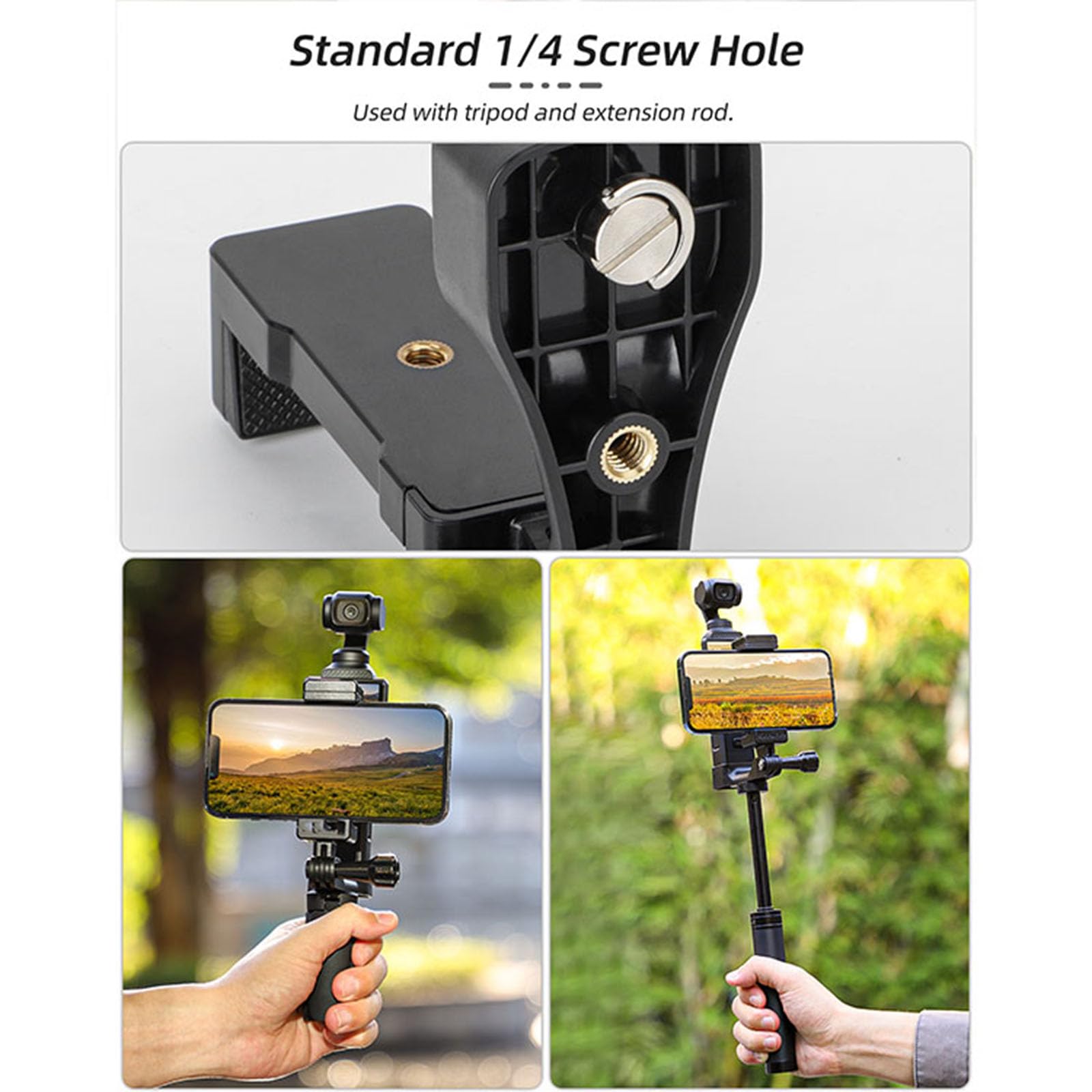 Amazon.com : LICHIFIT Phone Holder for DJI Osmo Pocket 3 Camera
