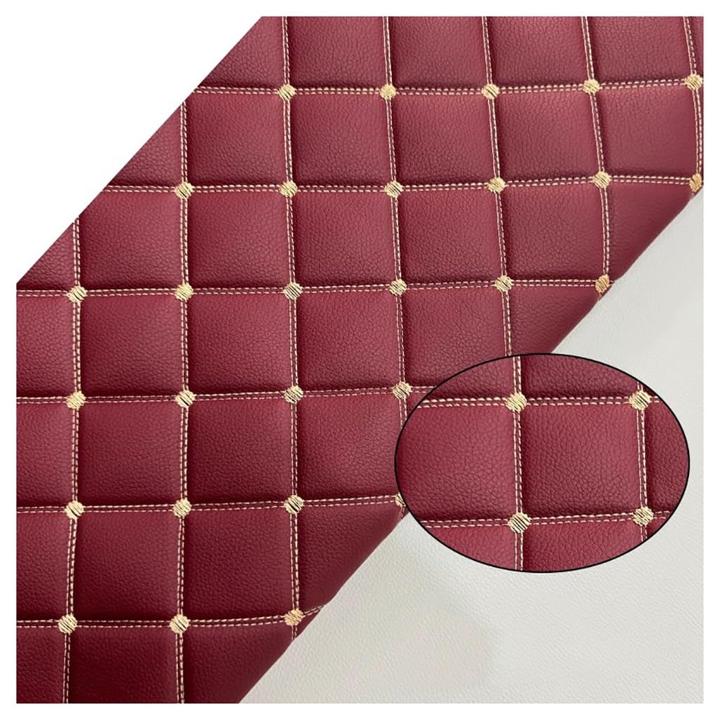 Tissu d'ameublement imitation cuir pour réparer une assise usée en similicuir noir