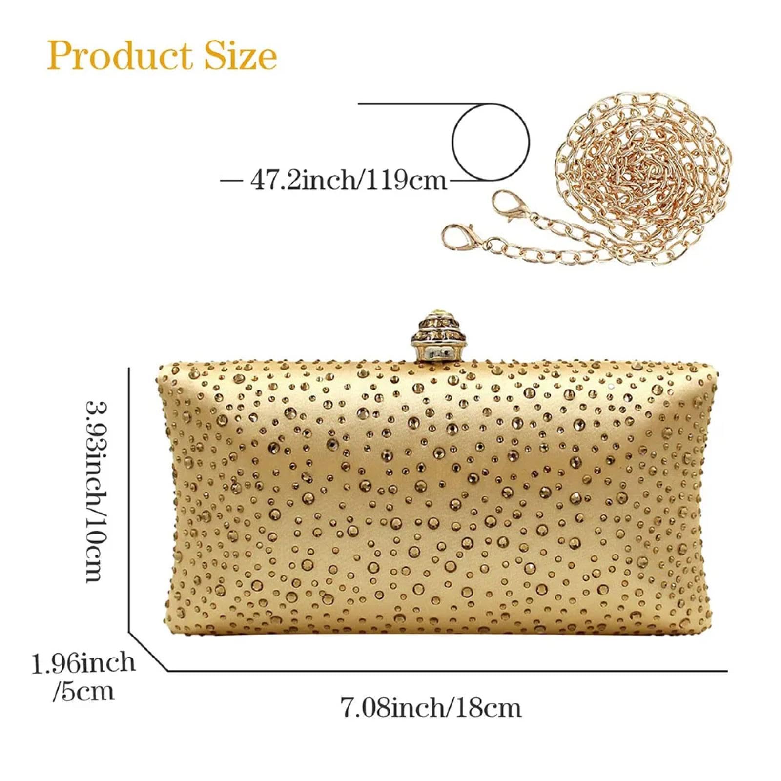 Abendtasche Damen Clutch Gold Clutch Taschen Für Frauen Grüne Clutch-Geldbörsen Handtaschen Mit Strass Hochzeit Schulter Tasche Damen Abend Tasche