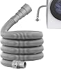 Caravan Waste Water Pipe, RV Sewer Hose Kit (2/4/6/10M), Leakproof Flexible Caravan Drain Pipe, Foldable Portable Storage Waste Disposal Tube for Motorhome and Camping