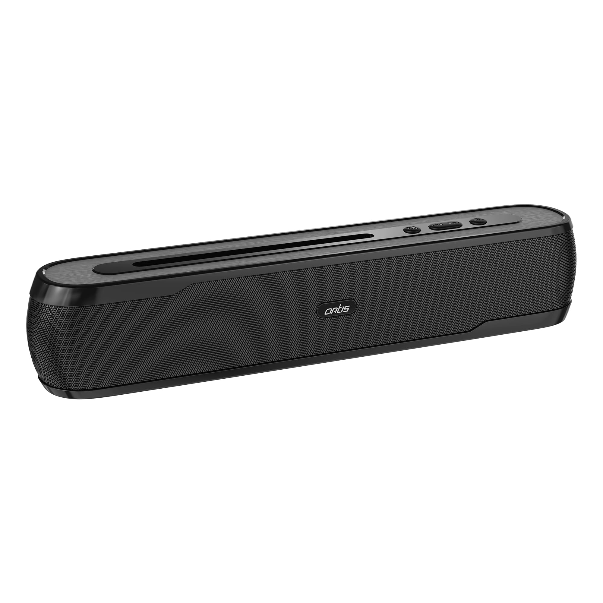 Artis BT50 Wireless Bluetooth Sound Bar Speaker with USB, FM, TF Card, Mobile Phone Holder with Hands Free Calling (Black) (16W RMS Output) (B09RN2FCRR) Amazon Price History, Amazon Price Tracker