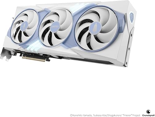msi Gaming RTX 5070 TI 16G FRIEREN Edition OC Carte Graphique (16 Go GDDR7, 256 Bits, Extreme Clock 2572 MHz, DisplayPort x 3 2.1a, HDMI 2.1b, Nvidia Blackwell Architecture) - 3