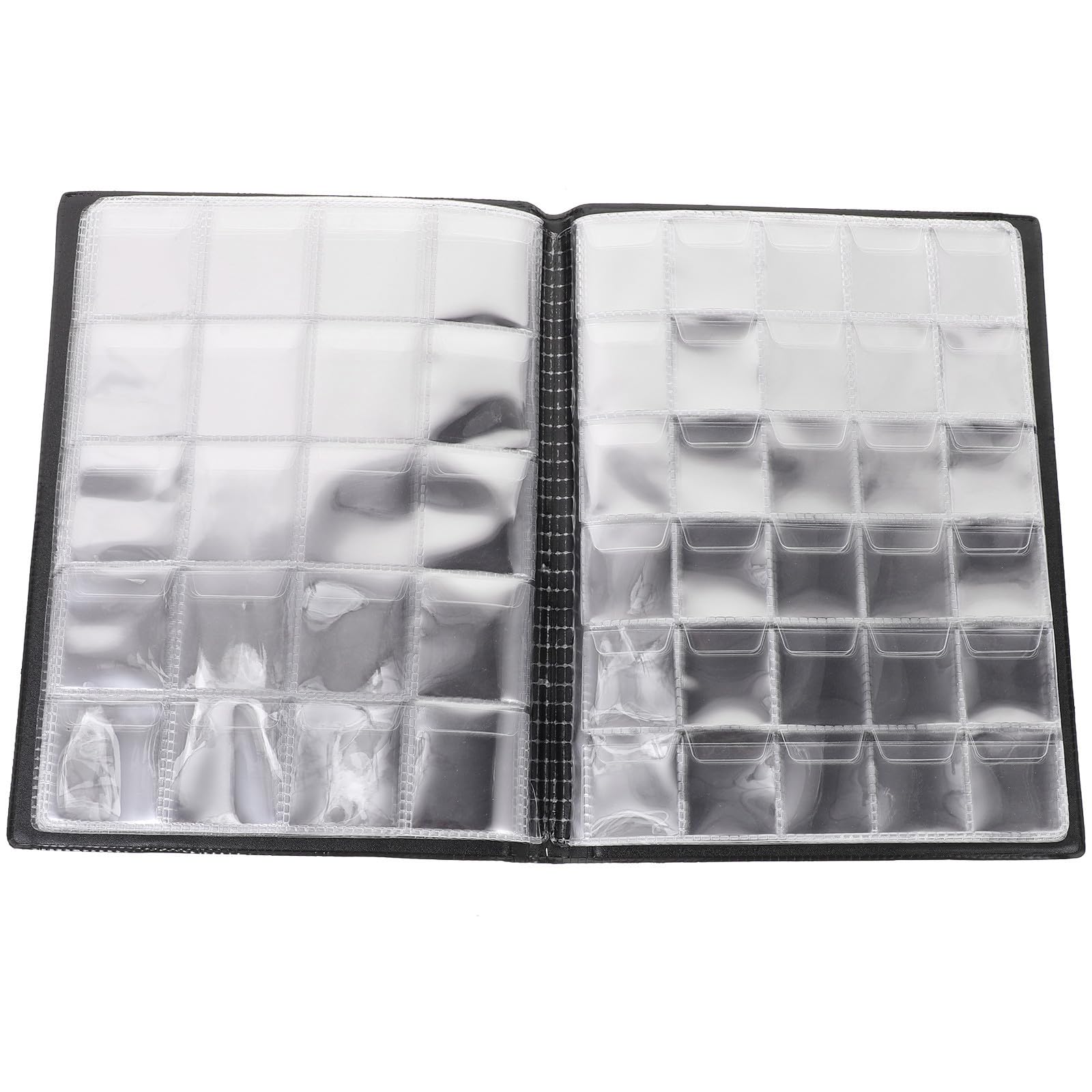 Álbum de monedas evite arañazos con 250 espacios transparentes de material PVC 8