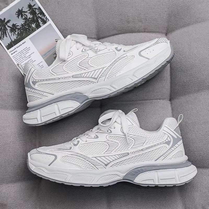 Image of Cruiser Men's Athletic Sneakers | Striped Side Panel Chunky Shoes | Multi Panel Layered Cushioned Midsole Sneaker | Flexible Walking & Everyday Comfort Sneakers | Everyday Fashion Sneakers (2656)