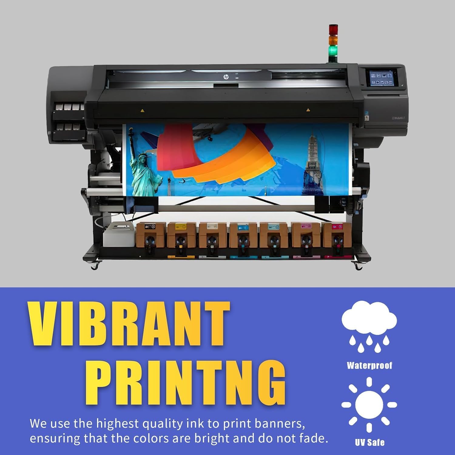 Custom Vinyl Banner by EKSPRINT, 13OZ Banners and Signs Customize for Indoor and Outdoor, Custom banner | Banners Customize for Business, Birthday, Party, School, Shop-(4X9Ft)