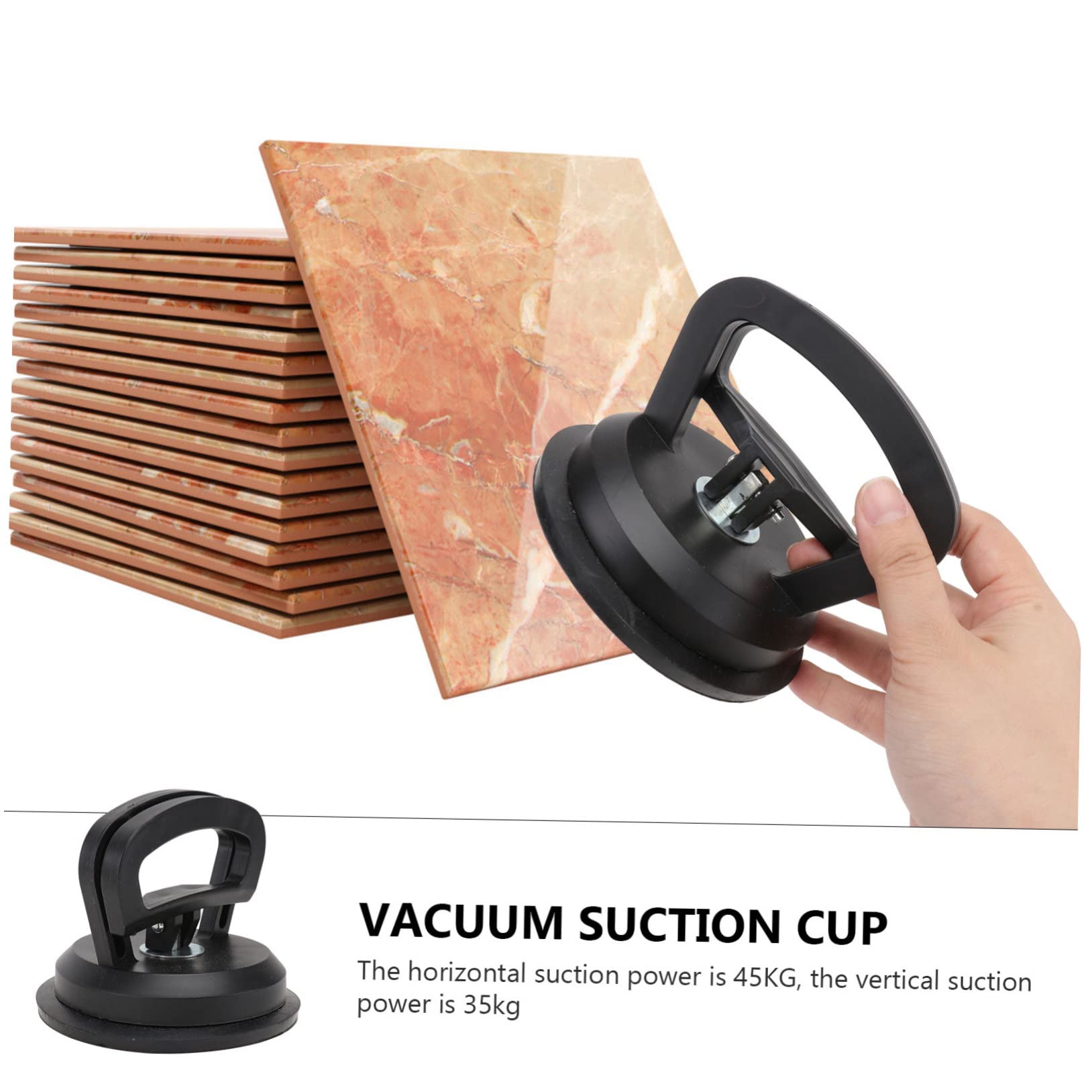 NAMOARLY 2 Pcs Single Claw Glass Suction Cup Car Dent Puller Heavy Duty Harbor Freight Dent Remover Harbor Freight Remover Car Dent Puller Glue Cups Vacuum Sucker Lifting Tool Black Abs