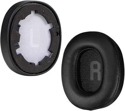 Replacement Earpads for JBL Tune 700(700BT)/710(710BT)/720(720BT)/750(750BT,750NC)/760(760NC)/770(770NC) Headphones,Ear Pads Cushions with Noise Isolation Memory Foam,Soft Protein Leather-Black