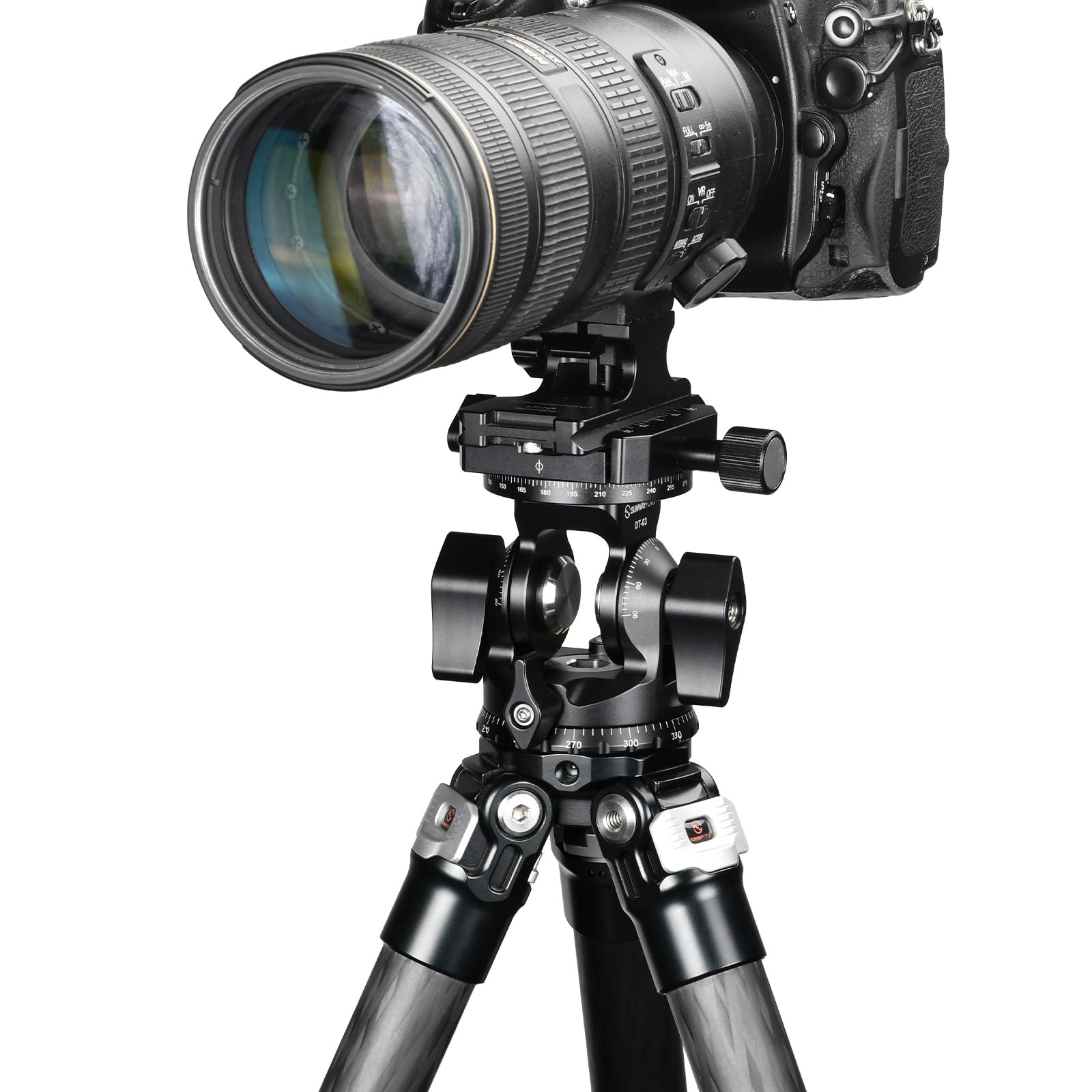 Amazon | SWFOTO DT-03R 2WAY雲台パンニングクランプ 一脚 2ウェイ雲台