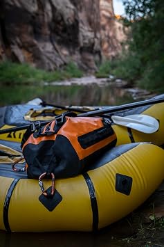 SealLine Pro Zip Waterproof Duffel Bag, 70 Liter, Orange