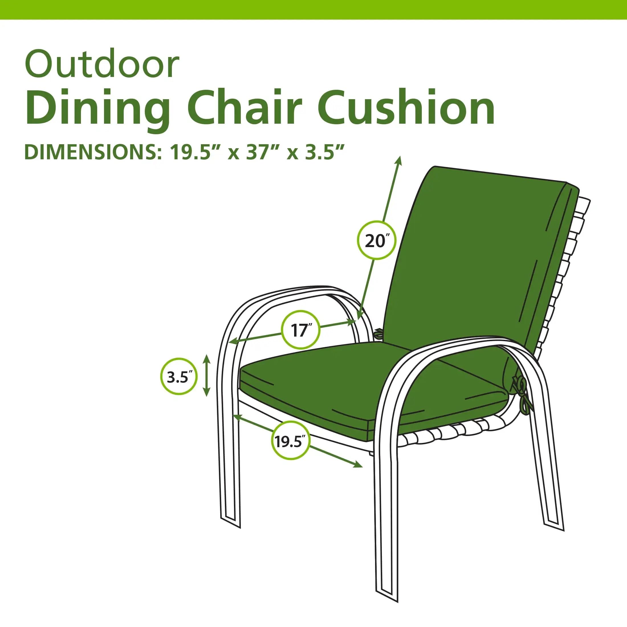 Cojín para coxis Cojín de Asiento Cojín Rectangular para Silla de Exterior, 37 Pulgadas de Largo x 19,5 Pulgadas de Ancho, Color Canela, 1 Pieza