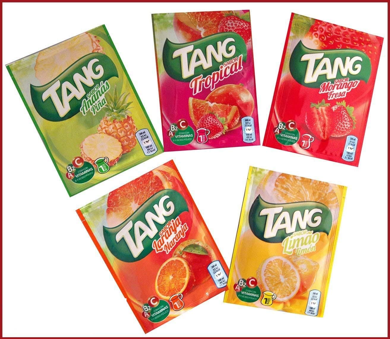 Buy Tang 25 Small Sachets = 25LT. Orange, Lemon, Tropical, Strawberry