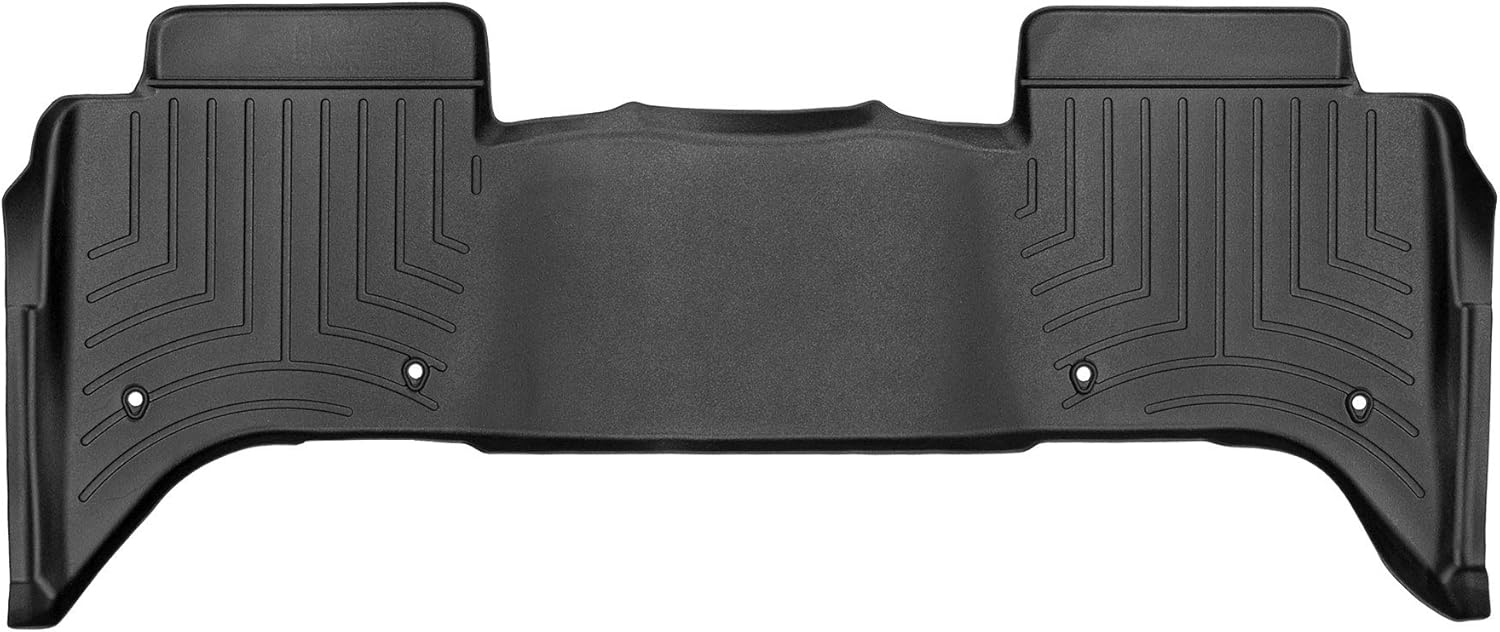 WeatherTech Custom Fit FloorLiners for Land Rover Rover Range Rover, Range Rover, 2nd Row (444809), Black