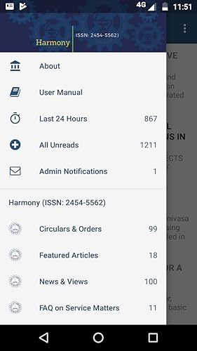 Harmony eMagazine (GOI Service Rules & Newsstand)