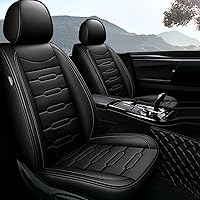 Vista 17 de AOMSAZTO Fundas de asiento de automóvil, juego completo de 5 asientos, ajuste personalizado para Chevrolet/Chevy Cruze 2011-2019, fundas de cojín